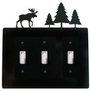  Moose/Tree Triple Light Switch Cover: Home Improvement