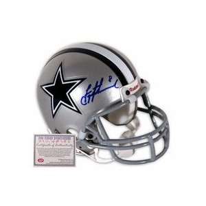  Troy Aikman Dallas Cowboys Autographed Riddell Mini 