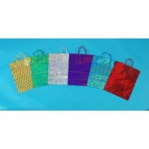 Large Holographic Gift Bag  2 Designs. Case Pack 144: Home 