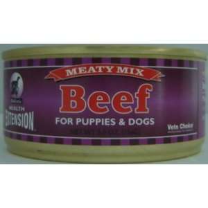  Health Extension Meaty Mix Beef 5.5oz. cans Case of 24 