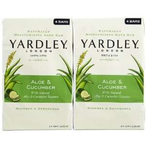  Yardley London Fresh Aloe Bar Soap: Beauty