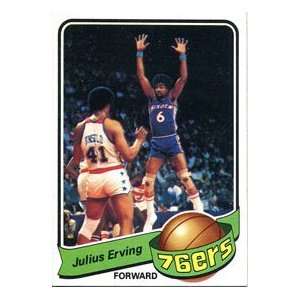  Julius Erving Unsigned 1979 80 Topps Card: Sports 