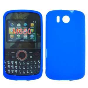  iFase Brand Huawei M650 Cell Phone Solid Dark Blue Silicon 