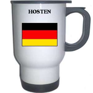 Germany   HOSTEN White Stainless Steel Mug Everything 