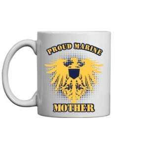   Proud Marine Mom Mug Custom 11oz Ceramic Coffee Mug