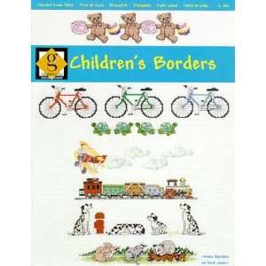  Childrens Borders   Cross Stitch Pattern Arts, Crafts 