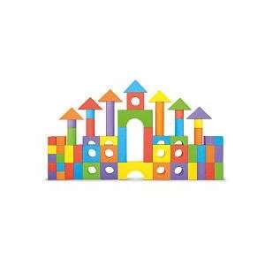  Foam Building Blocks   100 Pieces: Toys & Games