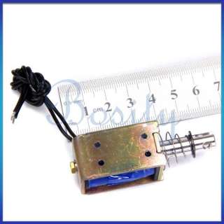   Push Type Open Frame Solenoid Electromagnet Actuator 10mm 0.8N Holding