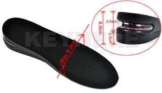 Man 5cmup Air Cushion Increase Shoes Height Insole Taller Pad