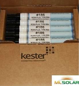 20 Kester 186 Solar Cell Flux Pen Solar Panel AUTHENTIC  
