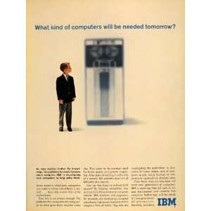  1961 Ad IBM Computers International Business Machines 