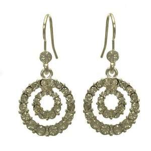  Iconic Silver Crystal Hook earrings Jewelry
