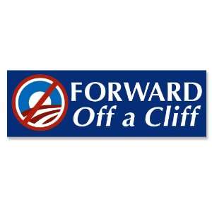    Forward of a Cliff (Anti Obama) Bumper Sticker: Everything Else