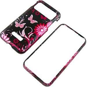  Pink Butterflies Black Protector Case for Samsung 
