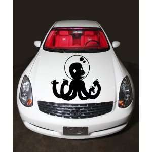  Car Hood Vinyl Sticker Funny Octopus Alien A472: Home 