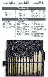 KA Interchangeable Circular SWITCH Knitting Needle Set  