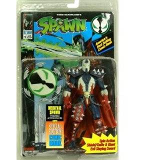 Spawn series 1 Medieval Spawn Action Figure by McFarlane Toys w/ comic