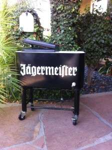 Jagermeister Jager Stand Up Beer Cooler With Wheels LOOK tap machine 