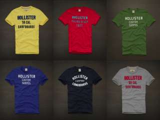 HOLLISTER MENS 2011 T SHIRTS ALL SIZES NWT!!!  