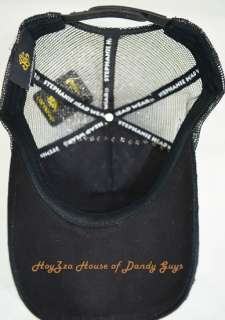 jesus malverde trucker hat with rhinestones cap adj black black