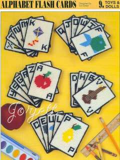 Alphabet Flash Cards, Annies plastic canvas patterns  