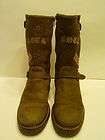GIRLS BROWN BOOTS SIZE 4  