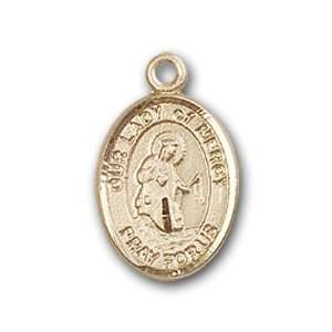  12K Gold Filled Our Lady of Mercy Medal Jewelry