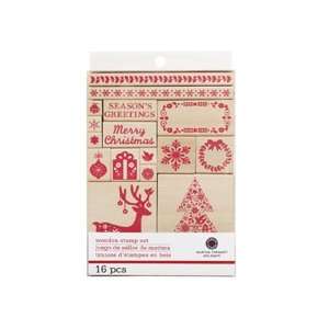  Scandanavian Wooden Stamp Set