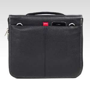  Toffee leather attache for iPad 2 (Black)