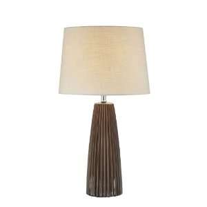  Marika Family 23 Ceramic Table Lamp with Off White Fabric 