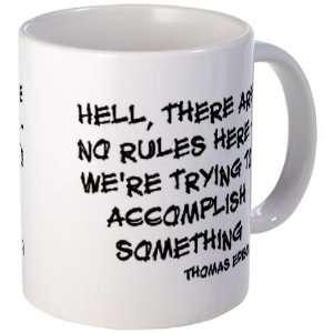  Hell, there are no rules Humor Mug by  Kitchen 