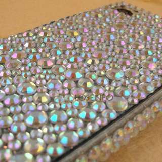 Bling Rhinestone Back Cover Case for iPhone 4 4G Color  