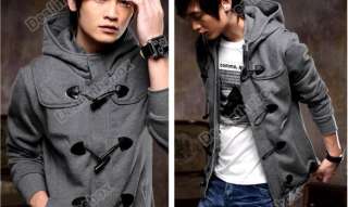   Men Cotton buckle coat/jacket/ for jeans 17 Cap Designed Hoody M L XL
