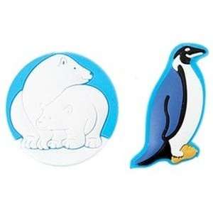  Snap Itz Charms 2/Pkg Polar Bear & Penguin: Toys & Games