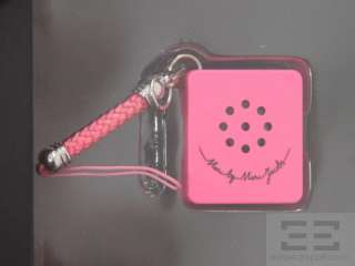 Marc Marc Jacobs 2 Piece Yellow & Pink Mini Speaker Keychain Set NEW 