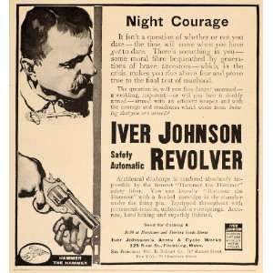  1913 Vintage Ad Iver Johnson Revolver Gun Fitchburg MA 