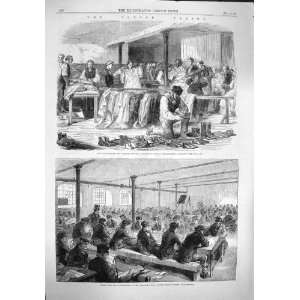  1862 COTTON FAMINE MANCHESTER SCHOOL SEWING CLASS