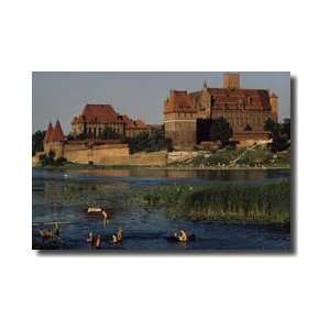 Malbork Castle Nogat River Poland Giclee Print