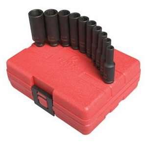  Sunex 1830 1/4 Drive Deep Magnetic SAE Impact Socket Set 