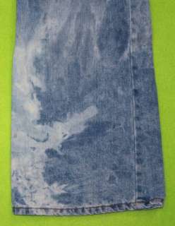 New Jordache sz 11 12 low rise bleached look jeans GF51  