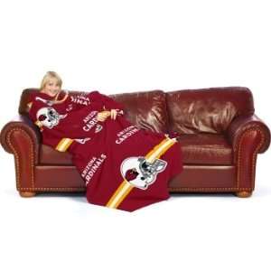  Arizona Cardinals Comfy Throw Blanket With Sleeves Sports 