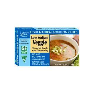 Edward & Sons Low Sodium Veggie Bouillon Cubes 2.2 oz. (Pack of 24 