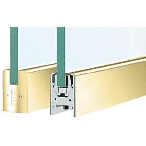   : CRL Polished Brass 35 3/4 Low Profile Door Rail: Home Improvement