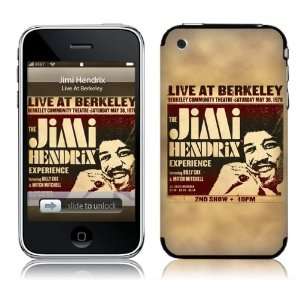   MS JIMI40001 iPhone 2G 3G 3GS  Jimi Hendrix  Live At Berkley Skin