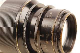 LEITZ Black ELMAR 13.5cm f4.5 Leica M39 SCREW Mount Lens  