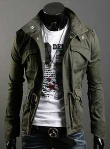 Mens Classic Design Slim Short Style Coats Jackets 006 M L XL XXL 