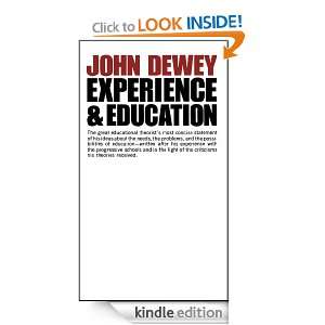 Experience And Education John Dewey  Kindle Store