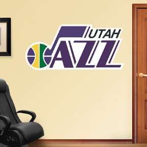   Jazz Classic Logo NBA Fathead Logos Wall Graphics: Sports & Outdoors
