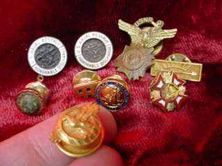   WWII WWI MILITARY LAPEL PINS Studs HONORABLE DISCHARGE Veterans  