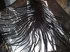 KEOUGH FULL # 2 BLACK SADDLE FEATHER HAIR EXTENSIONS